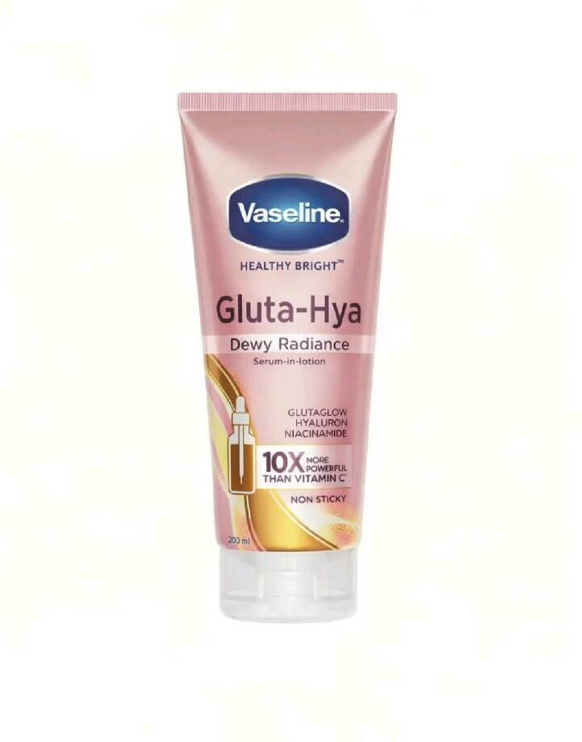 Image of Vaseline Gluta Hya Dewy Radiance Lotion for Face & Body Gives Brighter Skin 70mls