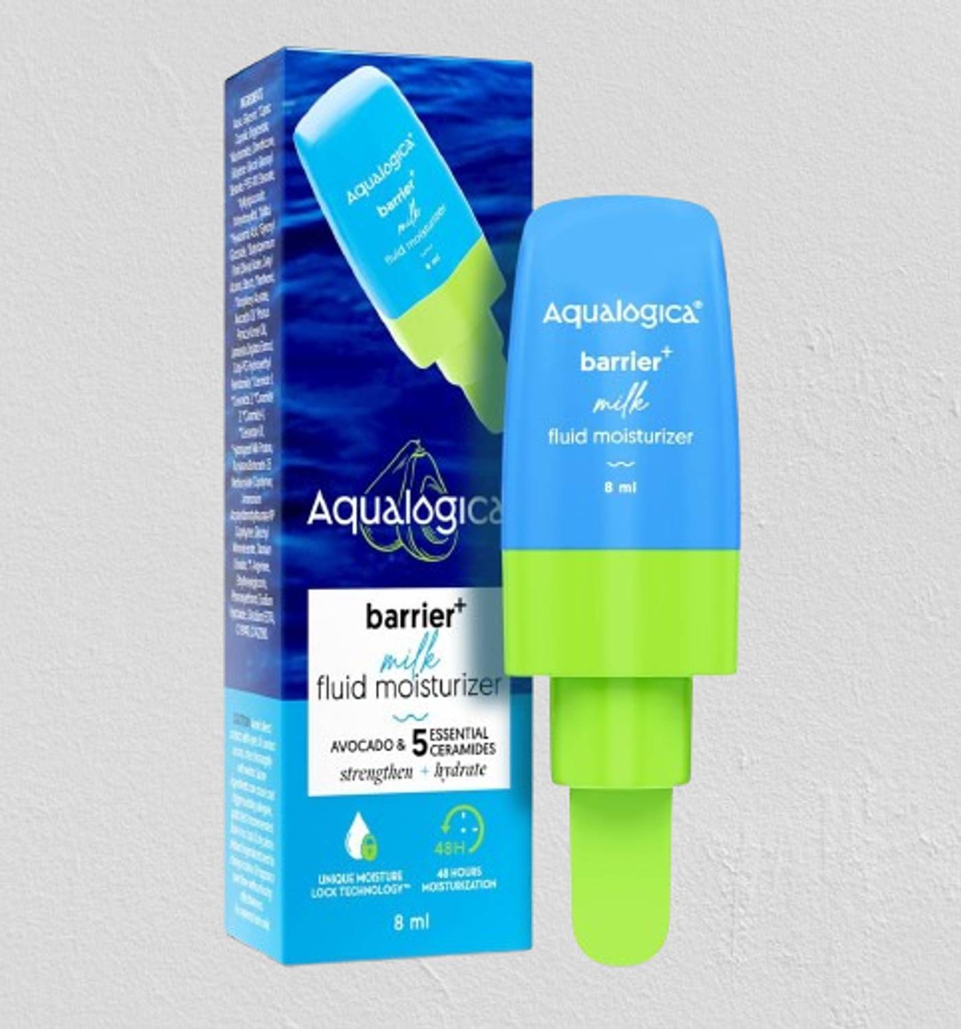 Aqualogica 5 Barrier + Milk Fluid Moisturizer | Repairs & Strengthens Skin Barrier