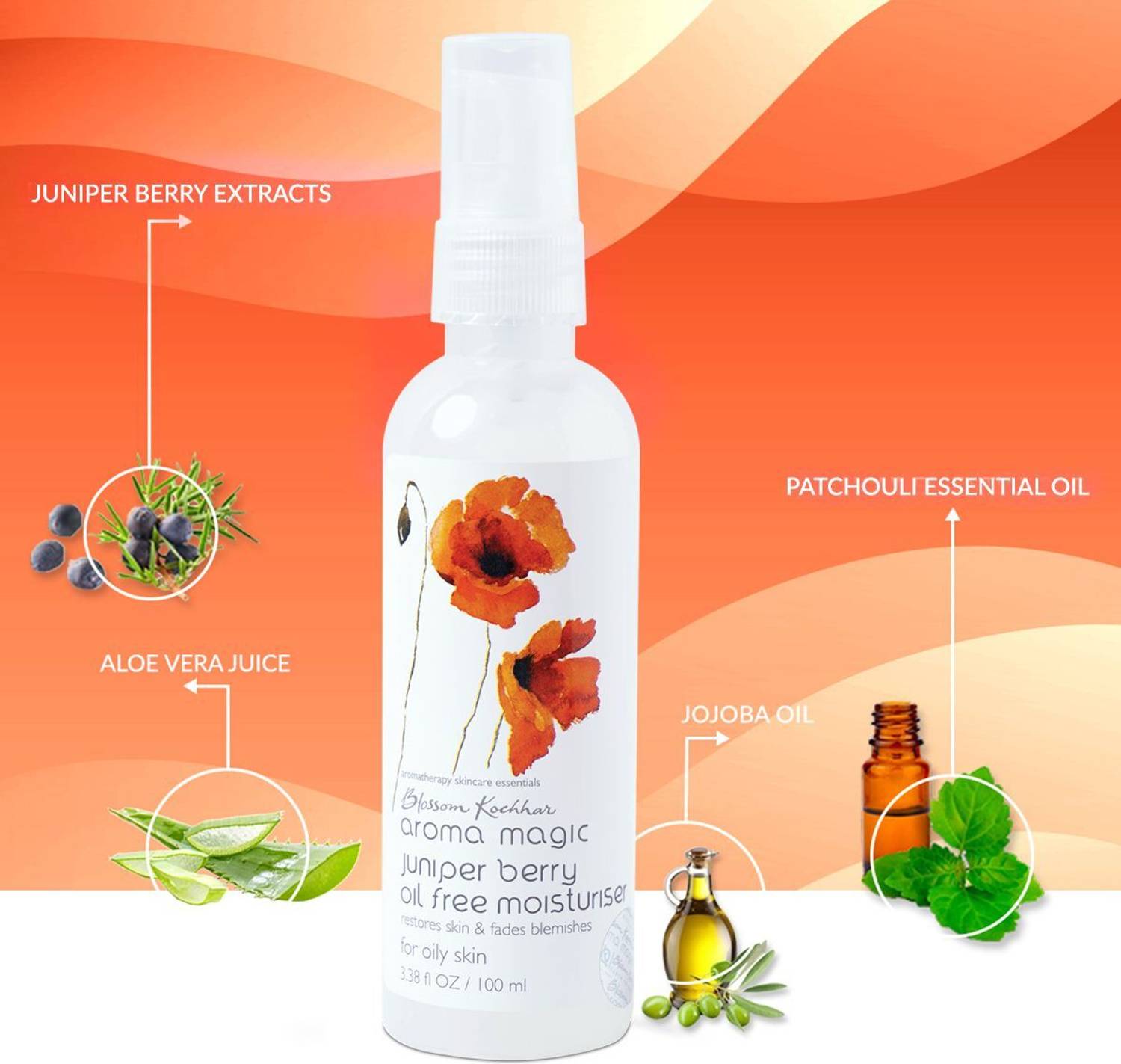 Aroma Magic Juniper Berry Oil Free Moisturiser 100 ml - Image 3