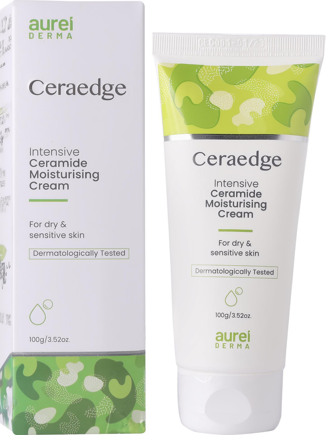 Image of Aurelderma Ceraedge intensive ceramide moisturising cream (100 g)