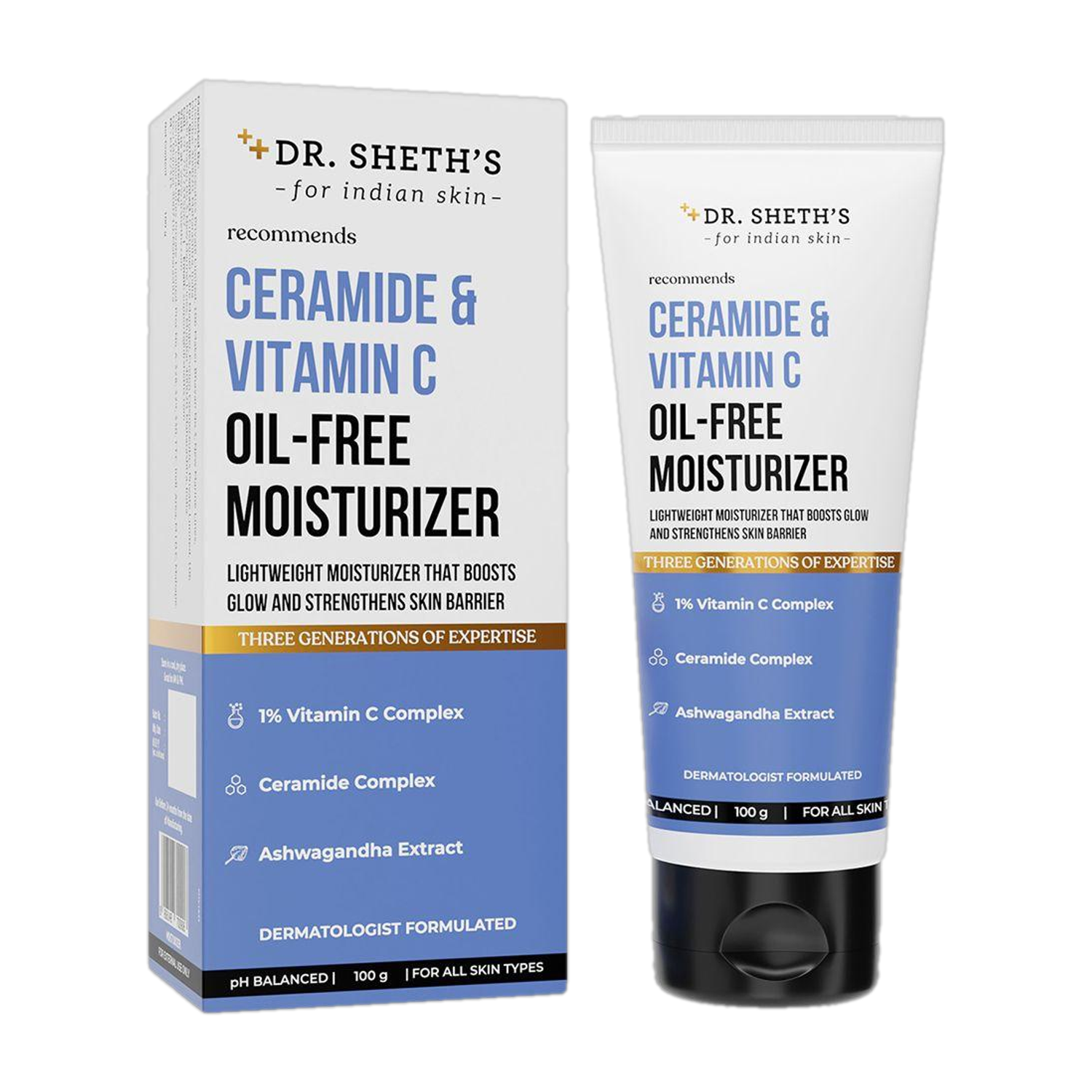 Dr. Sheth's Ceramide & Vitamin C Oil-Free Moisturizer