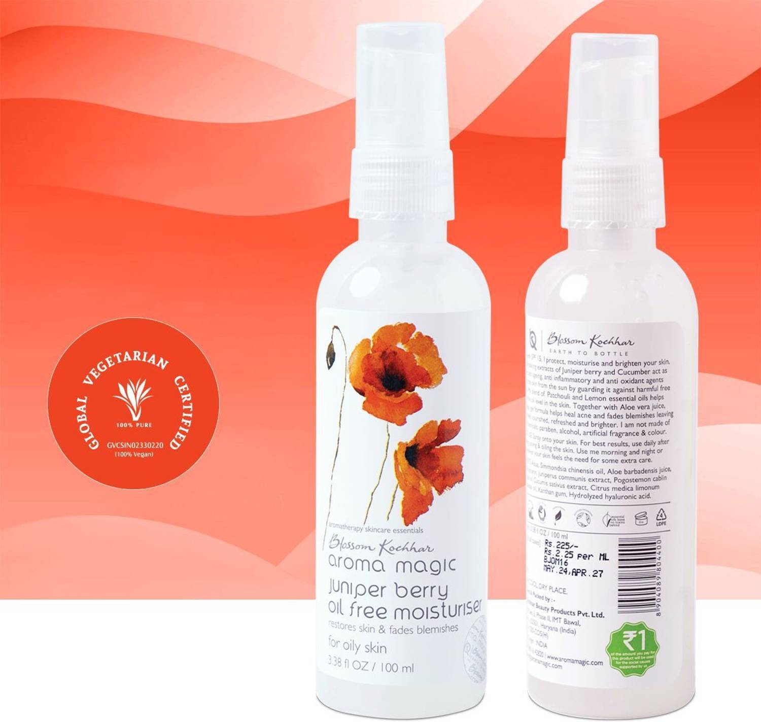 Aroma Magic Juniper Berry Oil Free Moisturiser 100 ml - Image 5