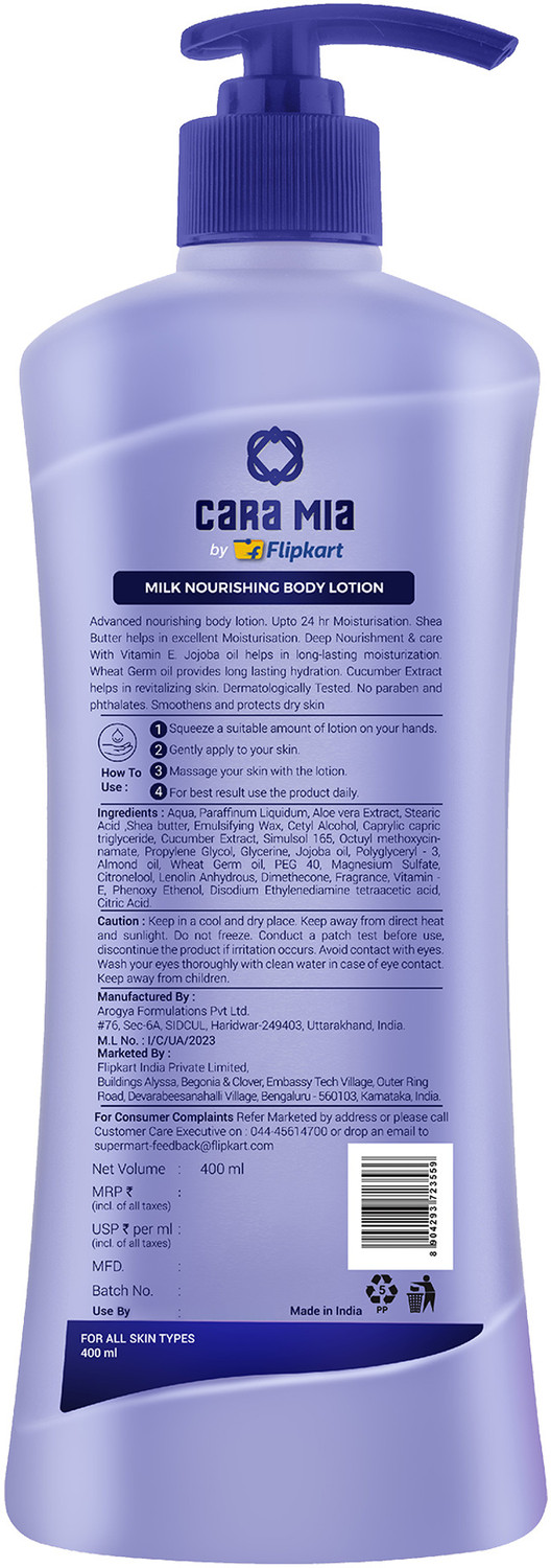 Image of Cara Mia Milk Nourishing Body Lotion