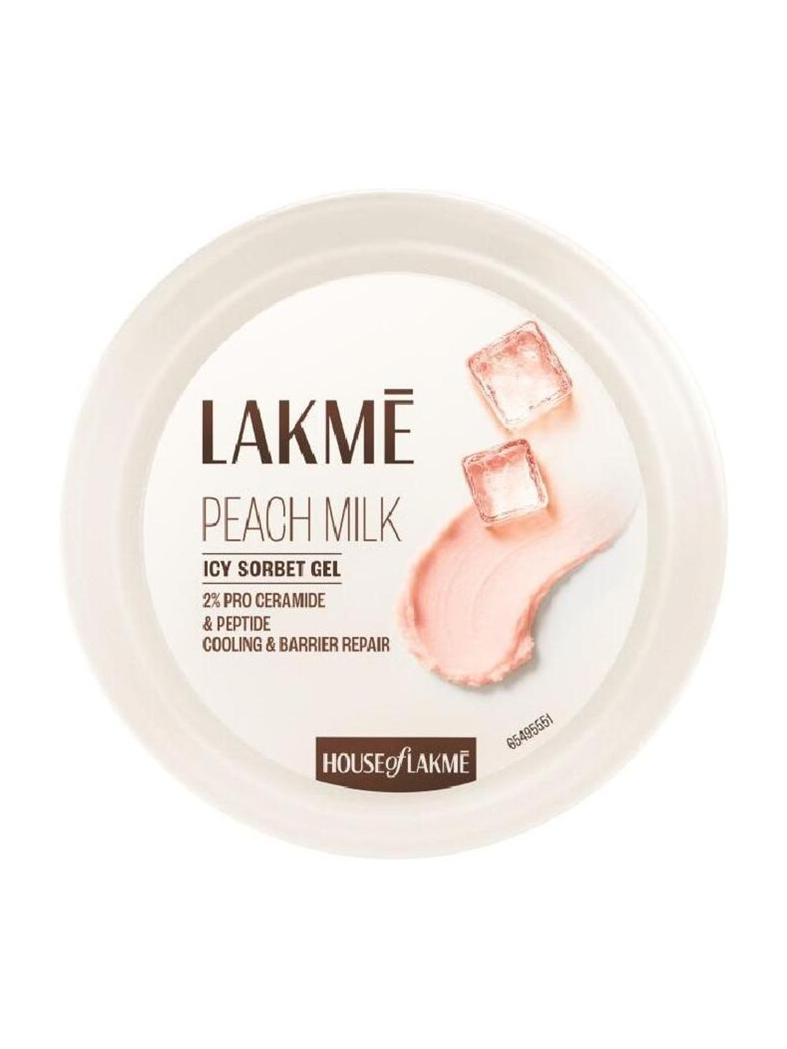Image of Lakme Peach Milk Icy Sorbet Gel: Moisturizer with 2% Pro-Ceramide,Peptide & Pentavitin (200 g)