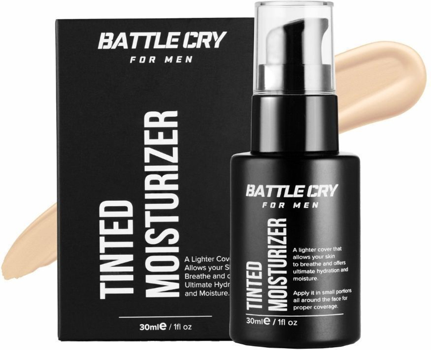 Battlecry Tinted Moisturizer for Men, Light