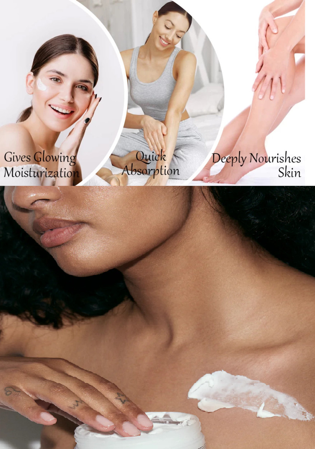 Image of KAIASHA Cocoa Butter Deep Moisture All Skin Types Moisturization & Nourishment,