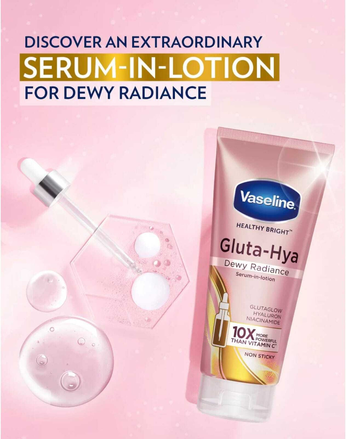 Image of Vaseline Gluta-Hya Dewy Radiance pink 65ml (65 ml)