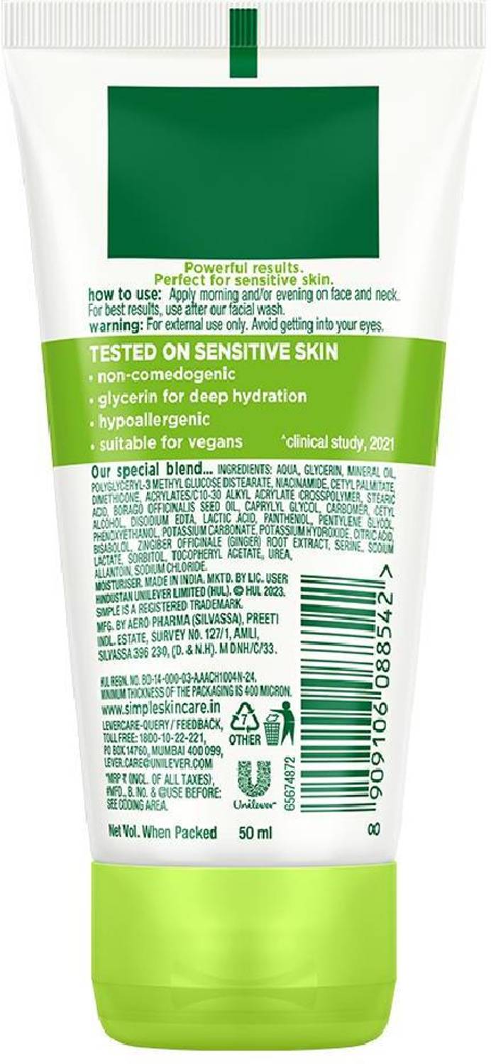 Simple Hydrating Light Moisturiser, 50ml - Image 3