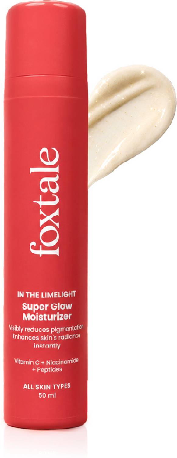 Foxtale Super Glow Moisturiser 4% VitC-Niacinamide 50ml - Image 1