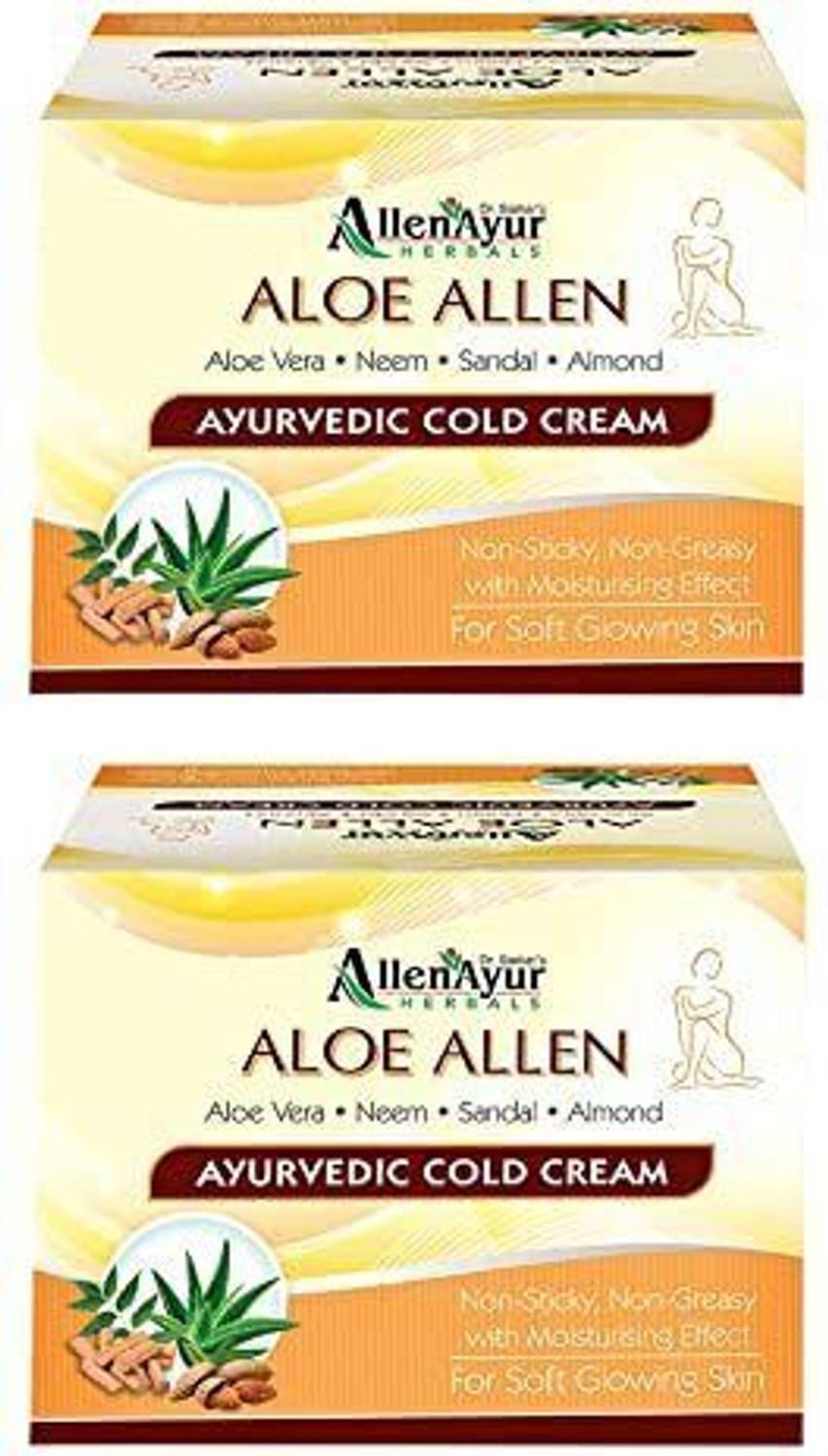 Allen Ayur AloeAllen Ayurvedic Cold Cream | 55gm X 2