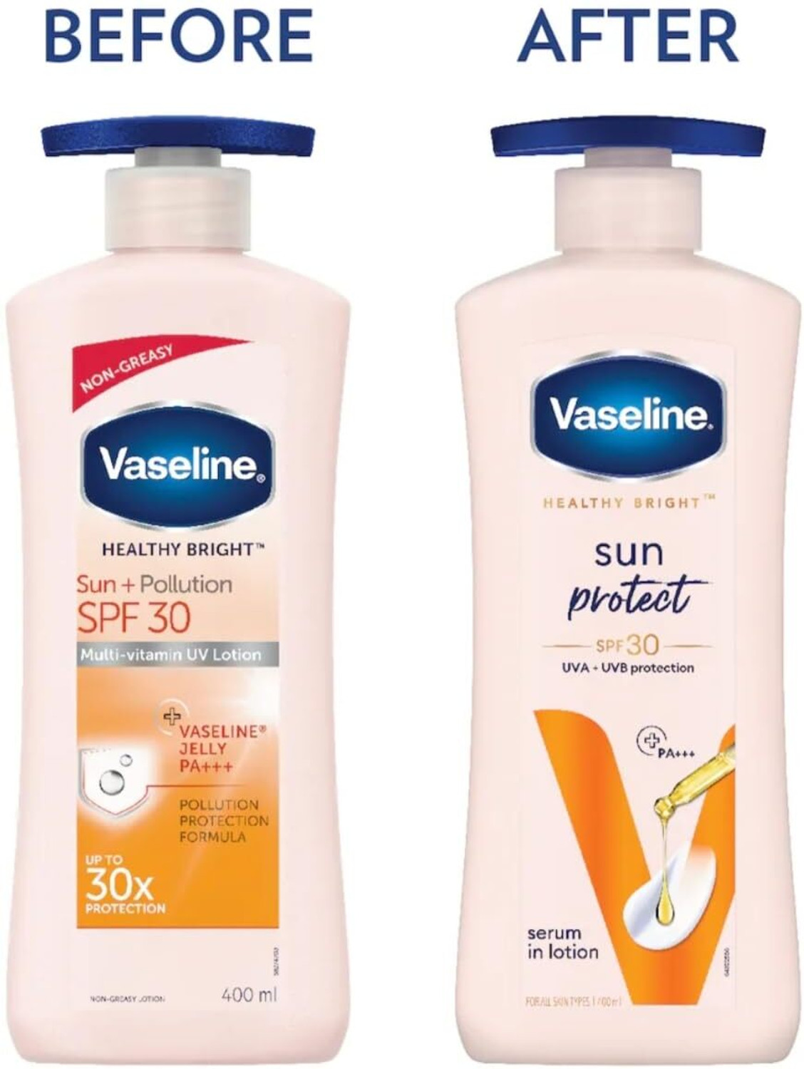 Image of Vaseline Sun Solar Shield SPF 30 Body Lotion