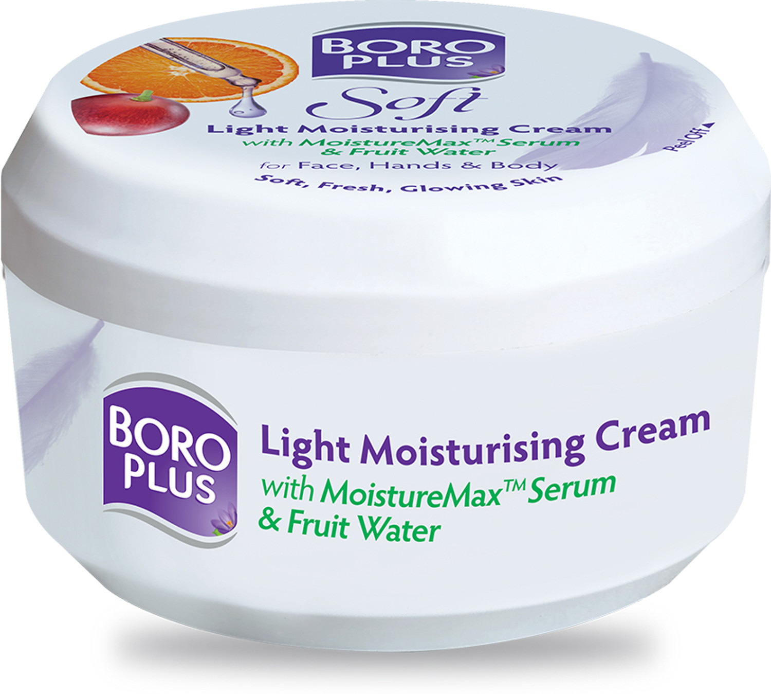 Image of BOROPLUS SOFT MOISTURIZING CREAM FOR NOURISH & SMOOTH LIGHT SKIN PACK OF - 300ml x 3
