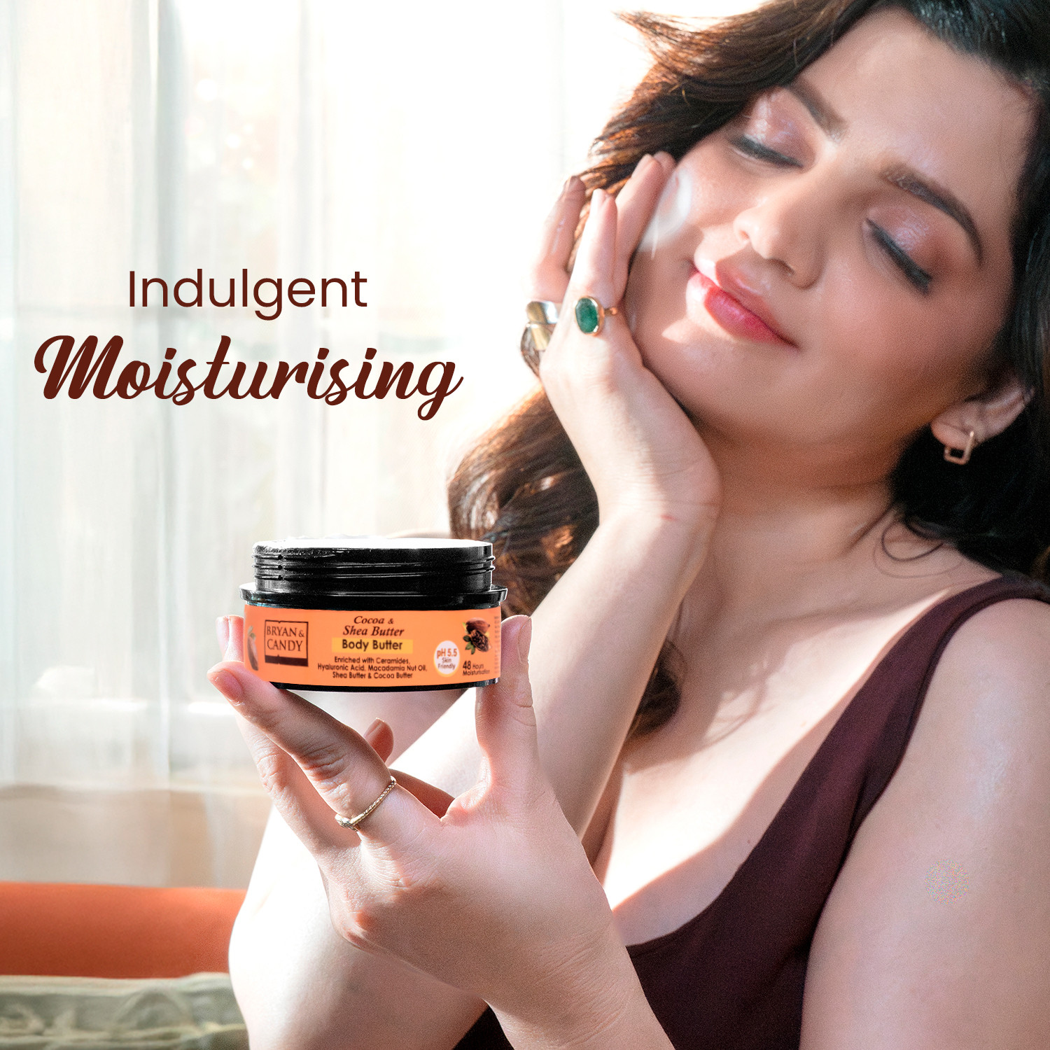 Image of Bryan & Candy Cocoa Shea Body Butter |Ph5.5 Skin Friendly | 72hrs Moisturization | 100% Vegan