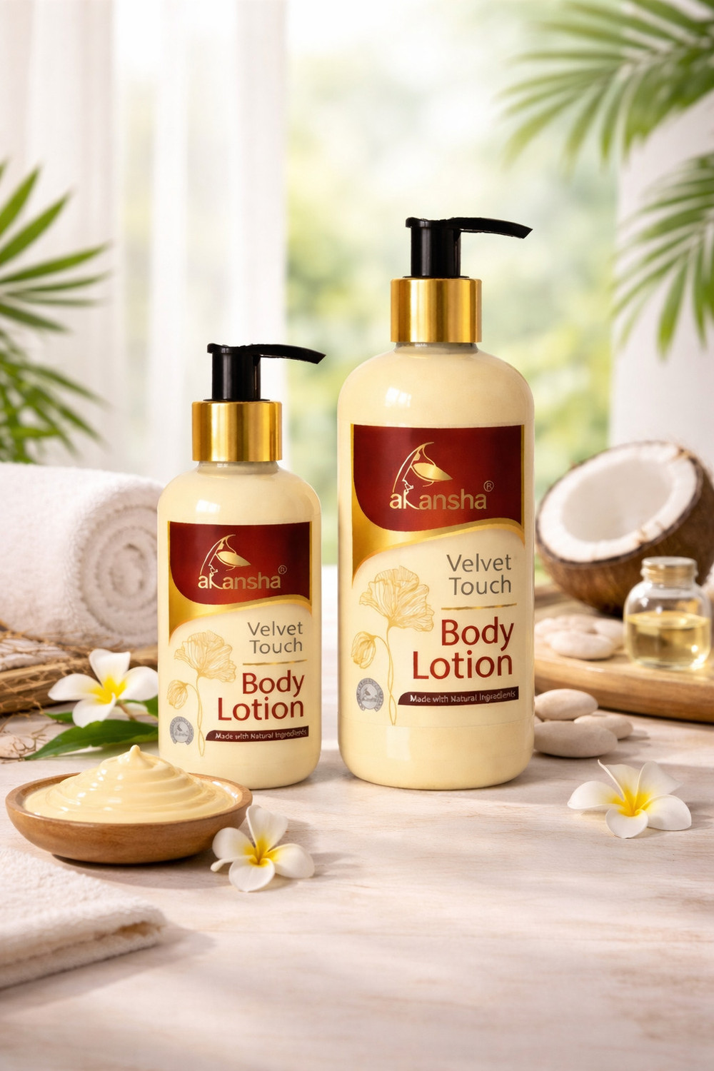 Image of AKANSHA Velvet Touch Natural Deep Nourishing Body Lotion
