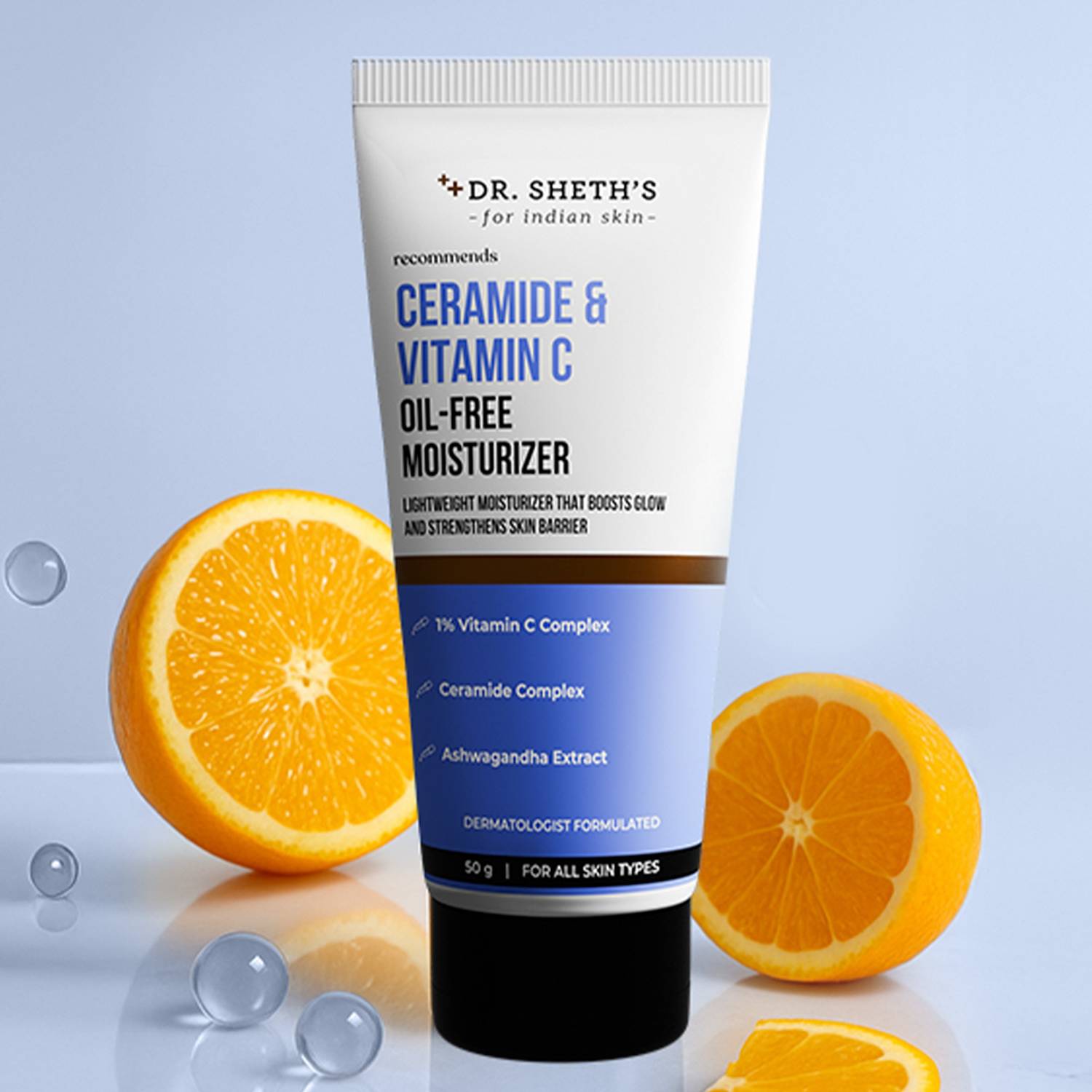 Dr. Sheth’s Ceramide & Vitamin C Oil-free Moisturizer 50g - Image 2