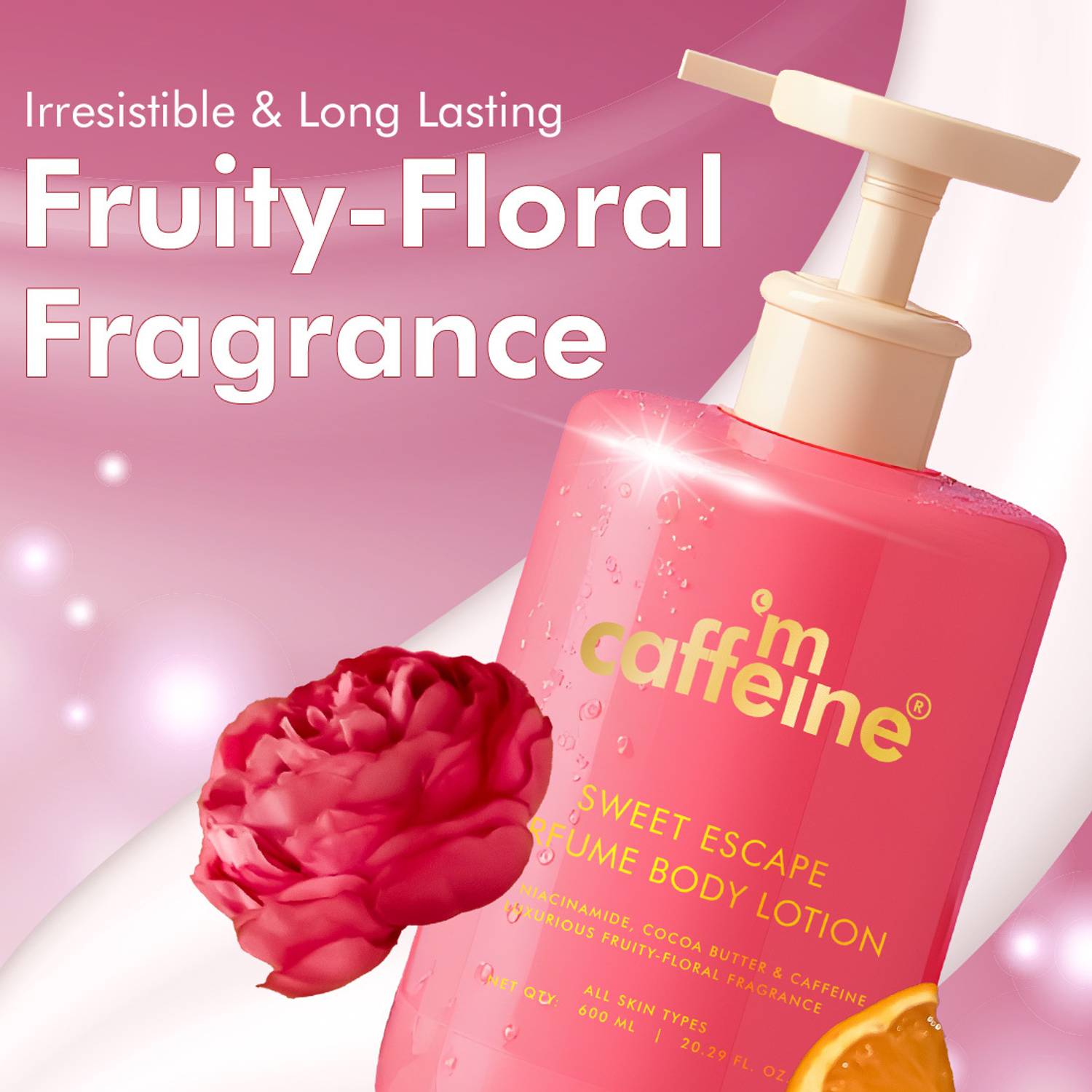 Sweet Escape Perfume Body Lotion | Deeply Moisturizes | Fruity-Floral Scent - Image 3