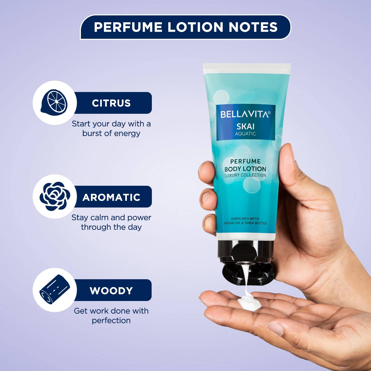 BELLAVITA SKAI Aquatic Perfume Body Lotion - Image 2