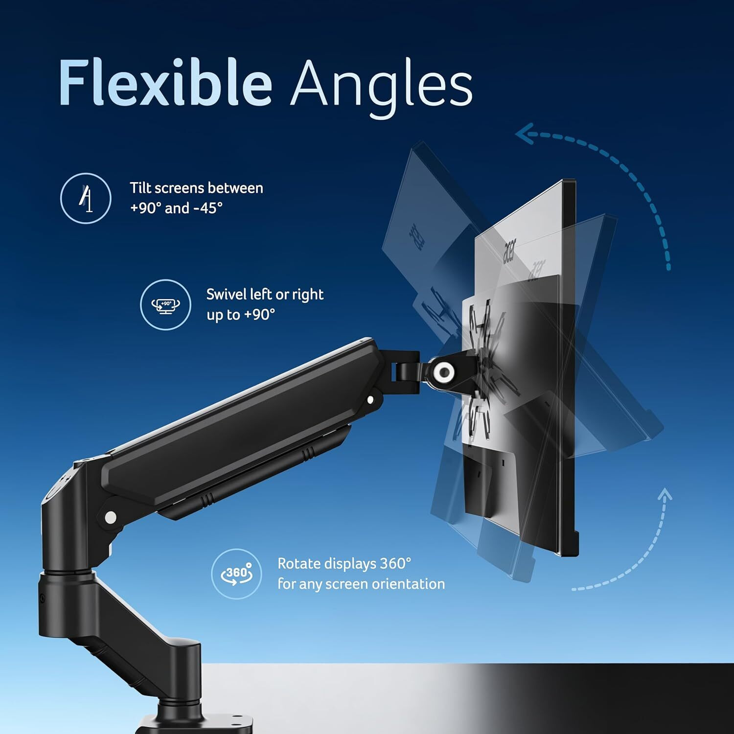 Image of Acer FlexArm Pro Desk Mount Monitor Arm