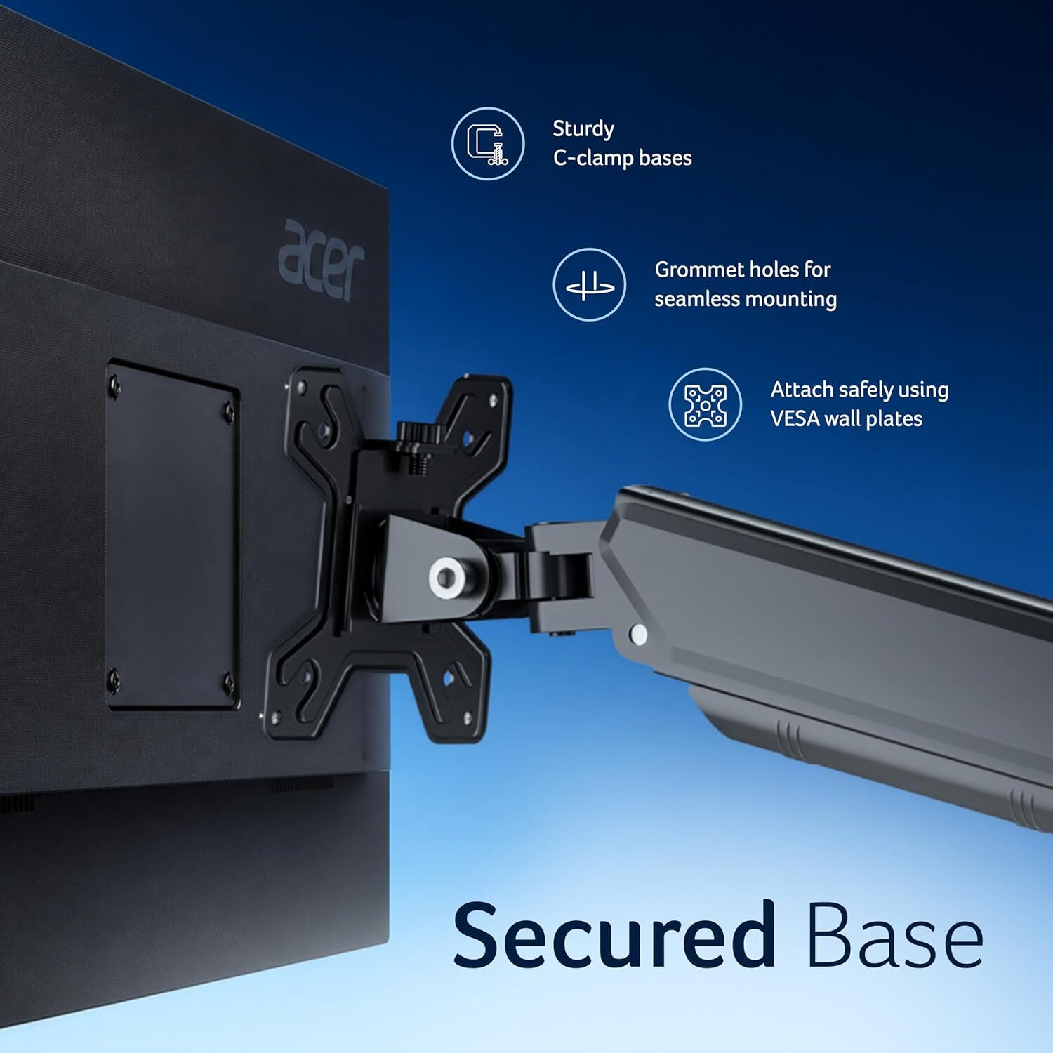 Image of Acer FlexArm Pro Desk Mount Monitor Arm