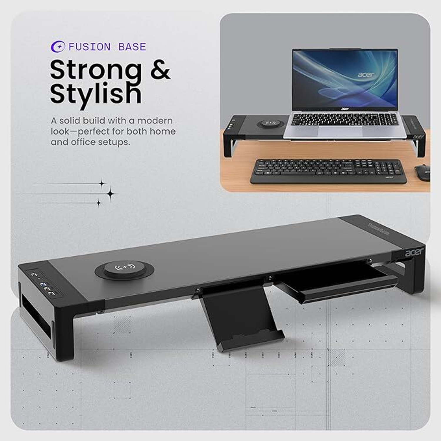 Image of Acer ZC.A01SI.2ZT Desk Mount Monitor Arm