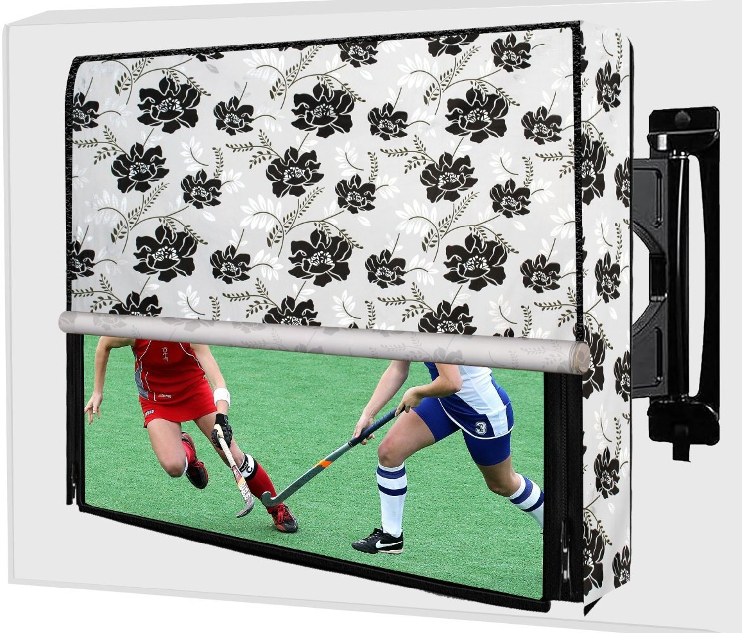 Image of The Furnishing Tree 32 inch LED TV Cover for 32 inch LED /LCD Cover - P106 LED32IN (Grey)