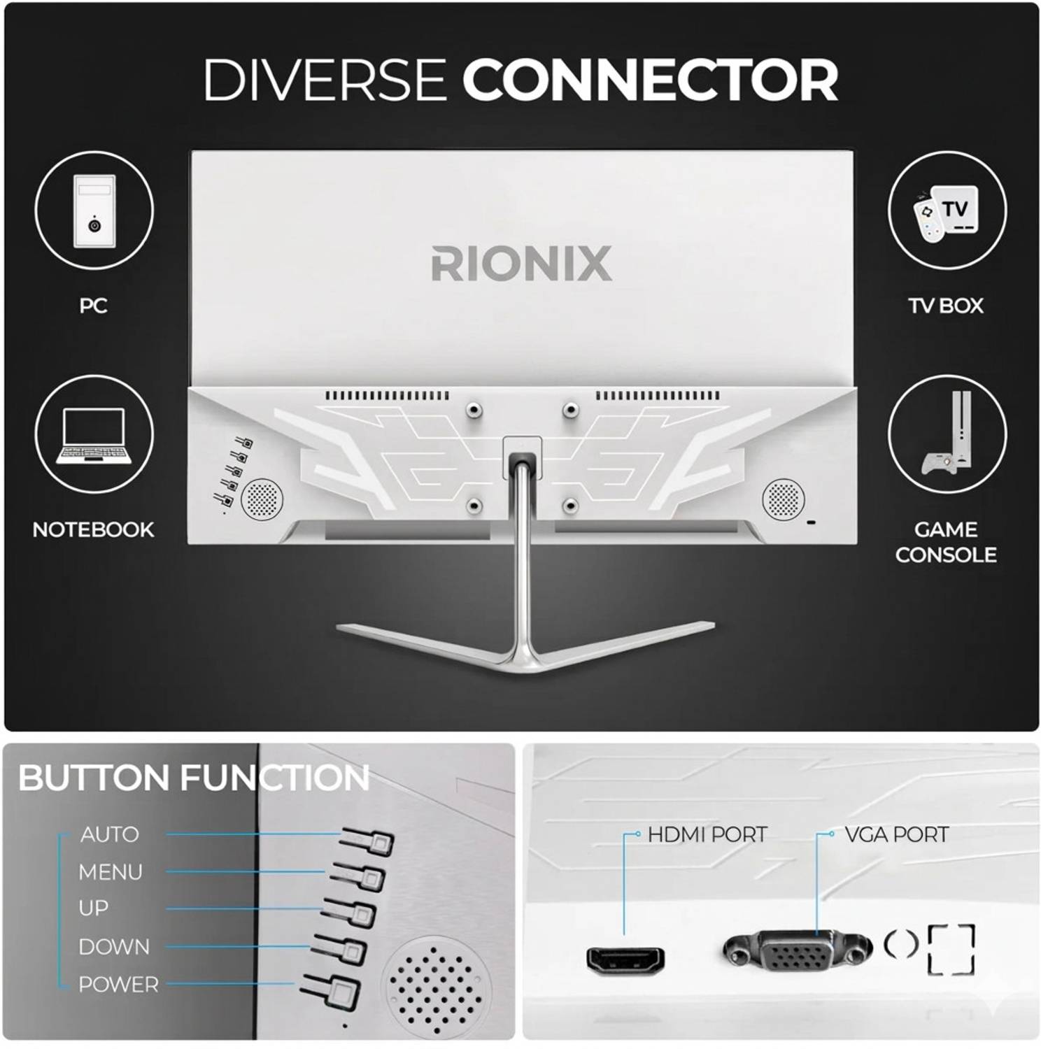 rionix 22 inch HD IPS Gaming Monitor - Image 3