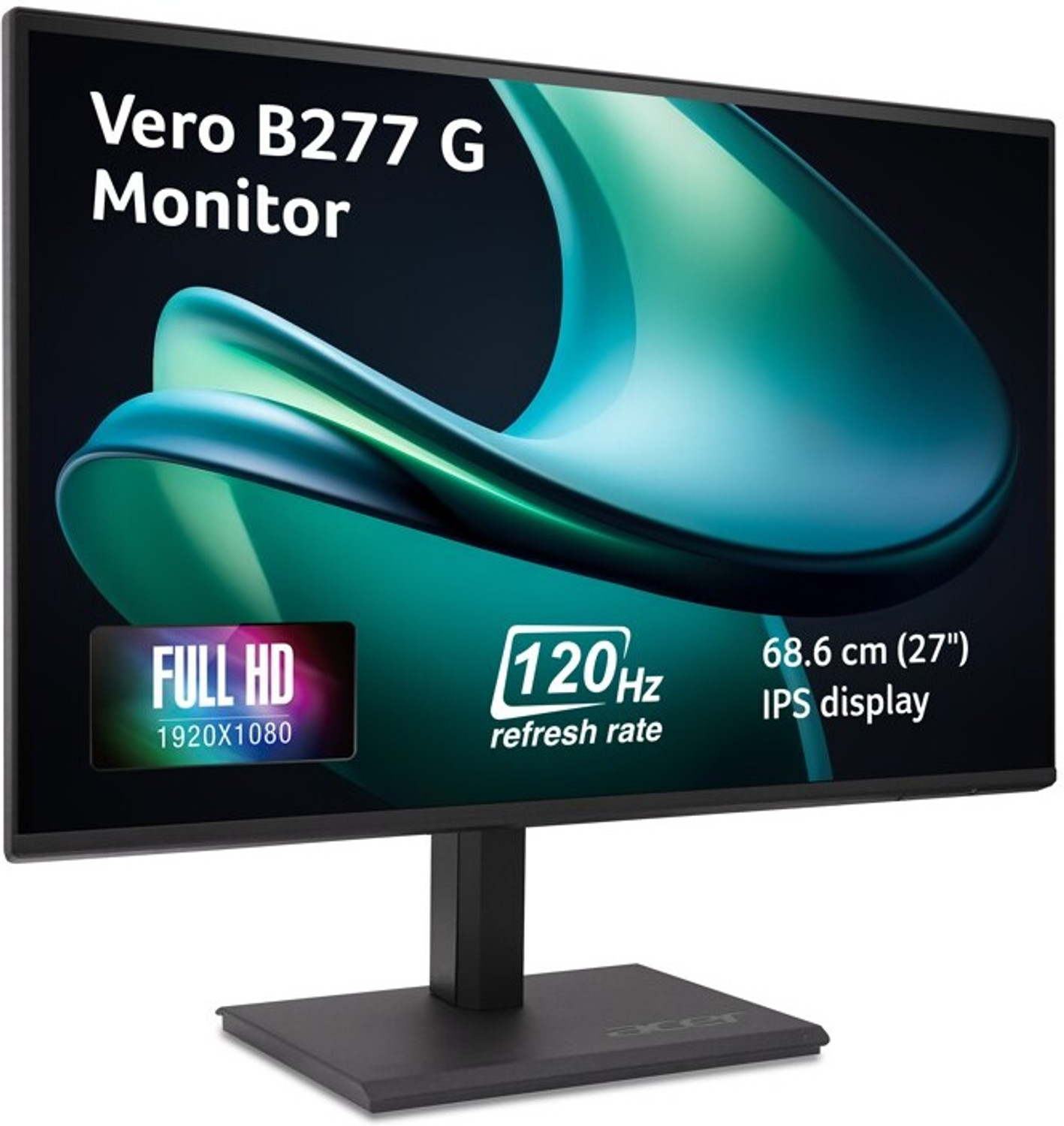 Image of Acer 68.58 cm (27 inch) Full HD IPS Panel Monitor (B277U)
