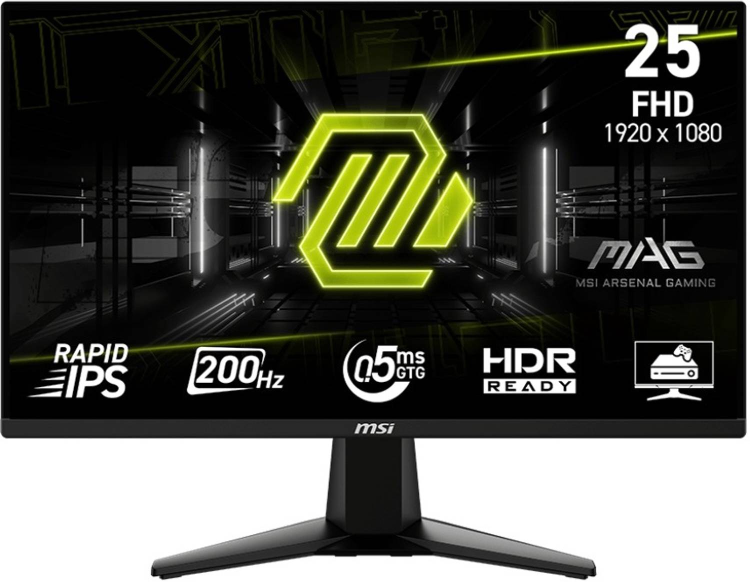 MSI 63.5 cm (25 inch) Full HD IPS Panel Gaming Monitor (MAG 255F