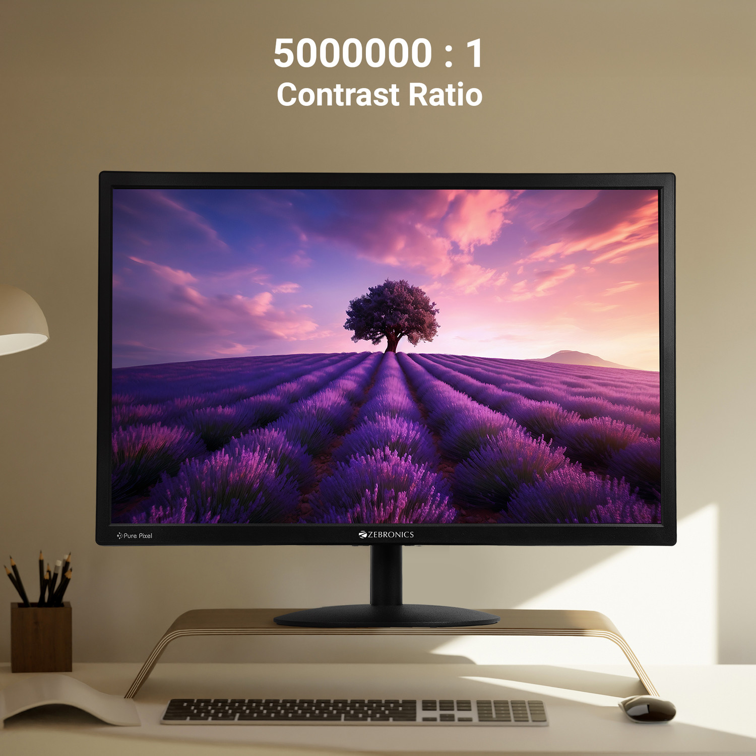 Image of ZEBRONICS V22HD 55.88 cm (22 inch) HD+ TN Panel Monitor (Zeb-V22HD+ LED)