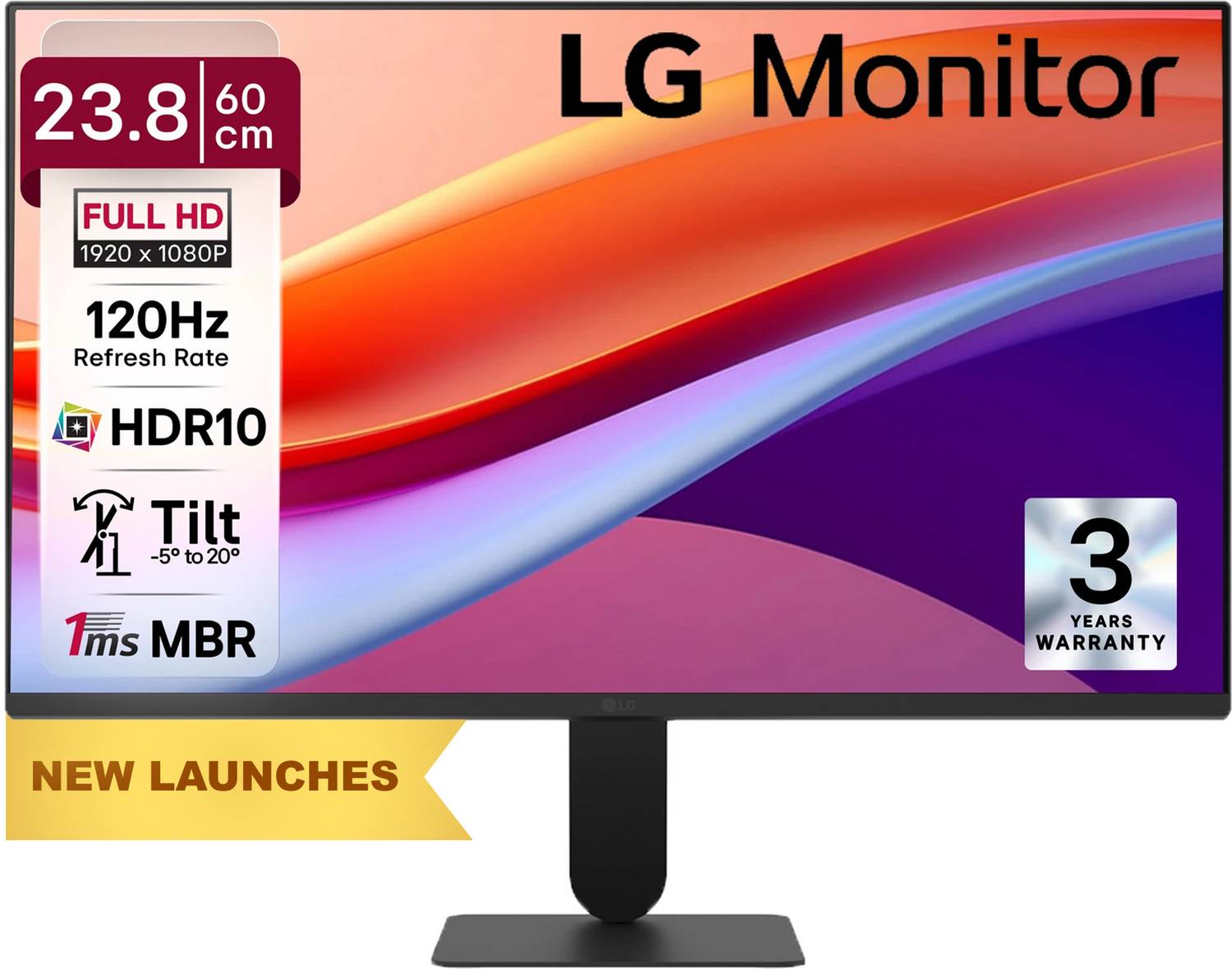 LG 60.45 cm (24 inch) Full HD IPS Panel Monitor (24U411A-BN.CTRPM