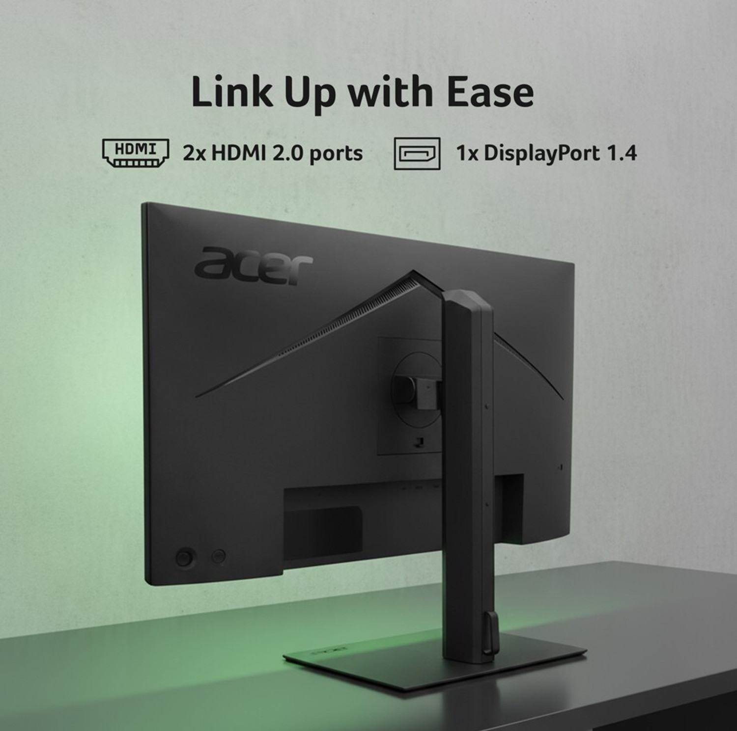 Image of Acer 68.58 cm (27 inch) WQHD IPS Panel Monitor (B277U GB)