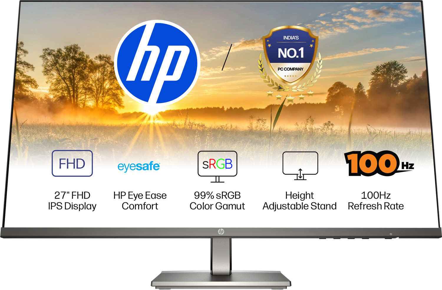 Image of HP Series 5 68.58 cm (27 inch) Full HD IPS Panel Monitor (527da)