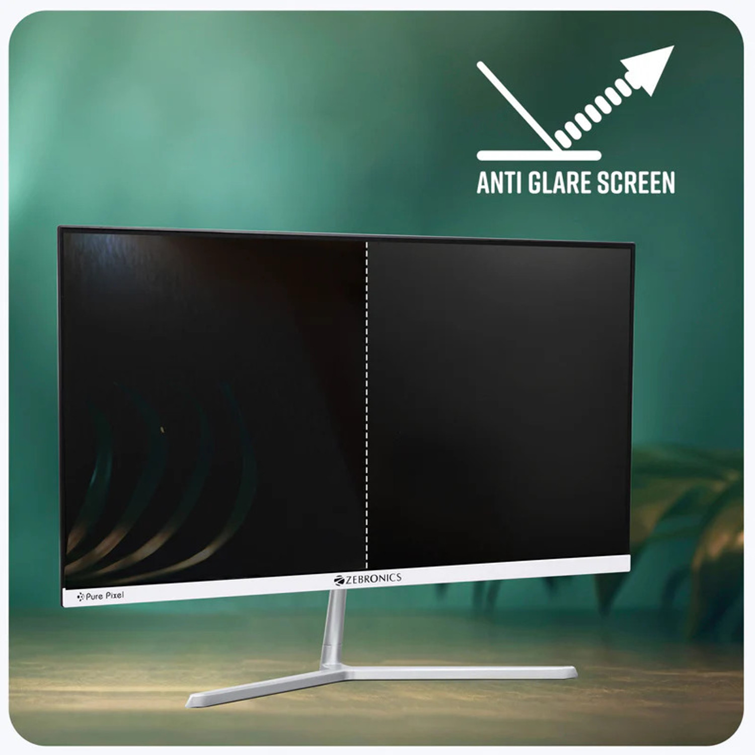 Image of ZEBRONICS 55.88 cm (22 inch) Full HD VA Panel Monitor (zeb ea22 fhd led)