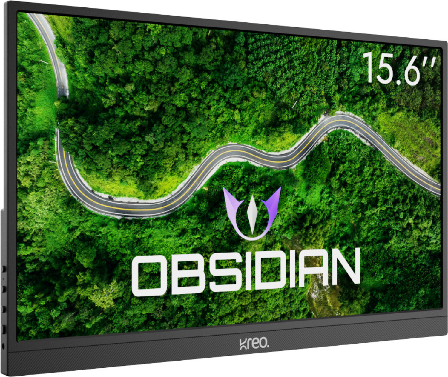 Image of Kreo 39.62 cm (16 inch) Full HD IPS Panel Monitor (Obsidian 15I60F 15.6 inch Portable Monitor, 1080p FHD IPS, 60Hz, Type C)