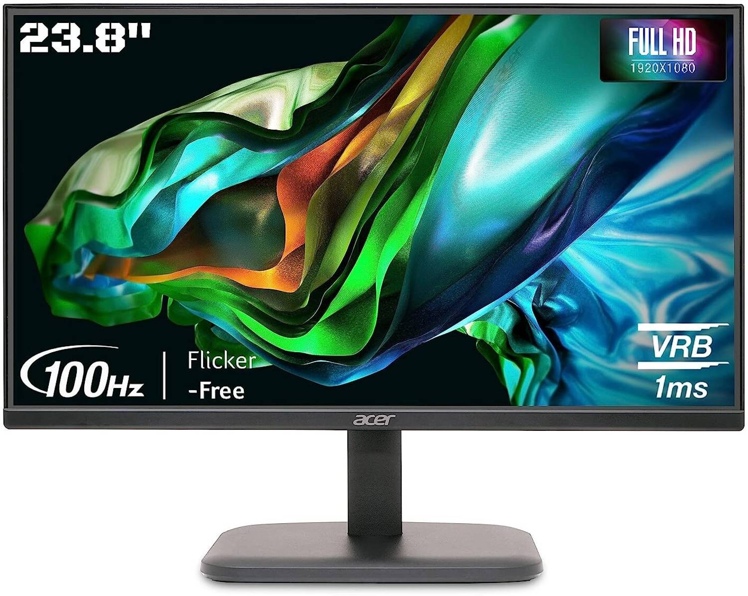 Acer 54.61 cm (22 inch) Full HD LED Backlit VA Panel with