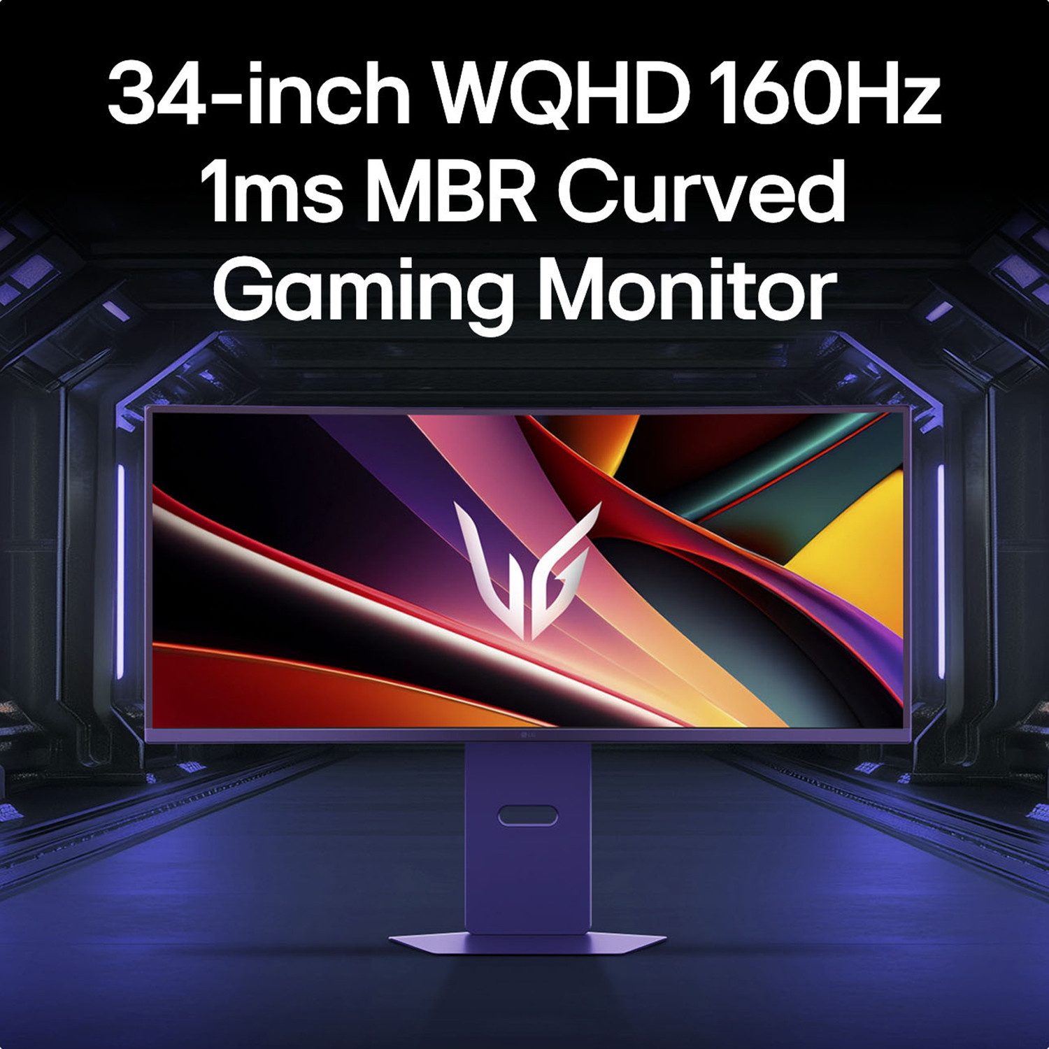 Image of LG UltraGear 86.36 cm (34 inch) Curved WQHD VA Panel 34-inch WQHD (3440x1440) display, 160Hz refresh rate / 1ms MBR, AMD FreeSync Premium Monitor (34G600A-BB.ATRRMKL)