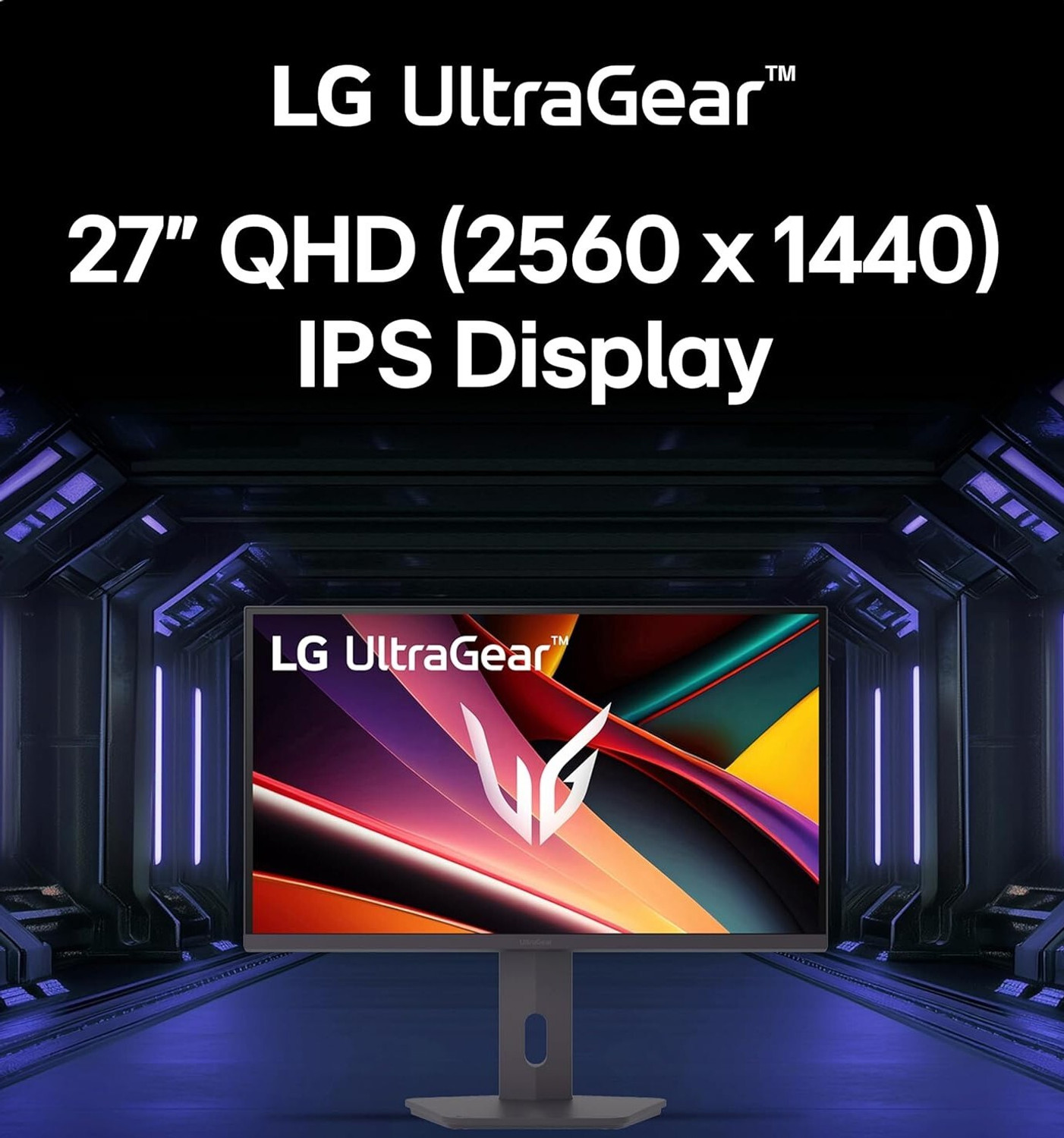 Image of LG 68.58 cm (27 inch) Quad HD IPS Panel Monitor (27G610A-BN.CTRDMJ)