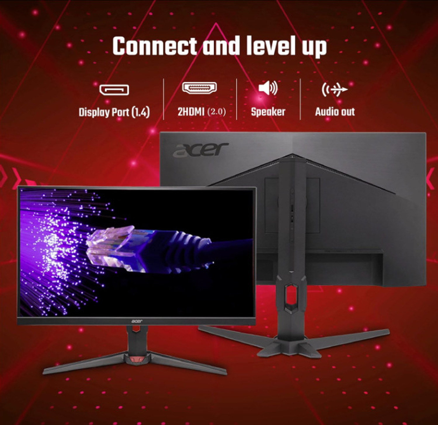 Image of Acer NItro XV272U X1 68.58 cm (27 inch) WQHD LED Backlit IPS Panel Gaming Monitor (XV272U X1)