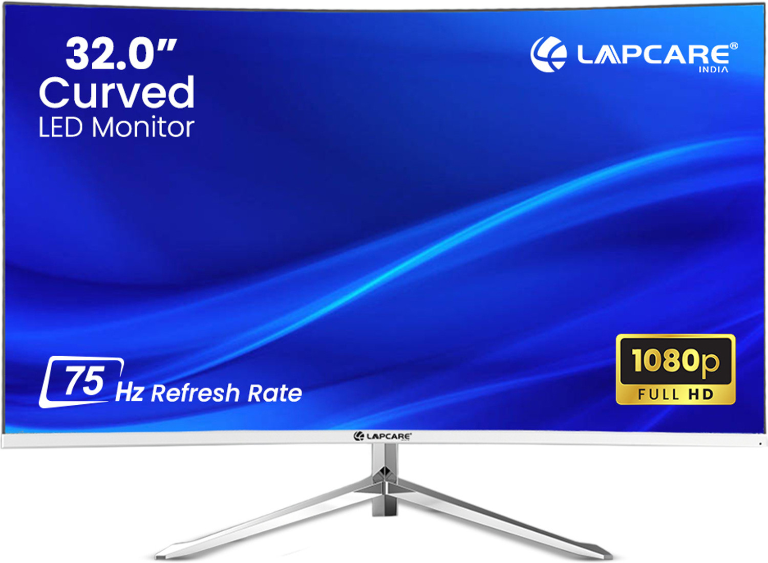 Image of LAPCARE 80.0 cm (32 inch) Curved Full HD VA Panel Monitor (LM32WHCR)