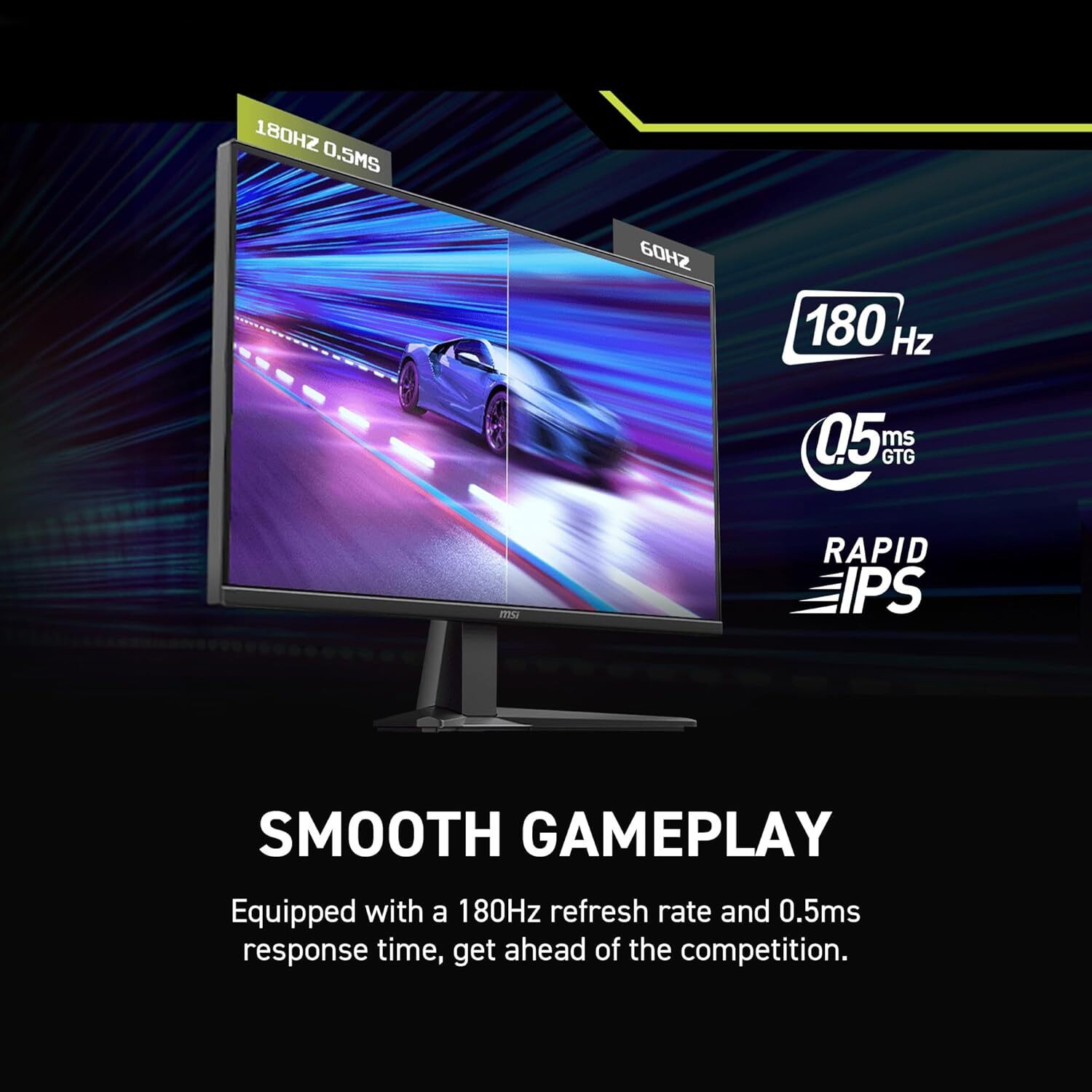 Image of MSI MAG Series 68.58 cm (27 inch) WQHD LED Backlit IPS Panel Gaming Monitor (MAG275QF)