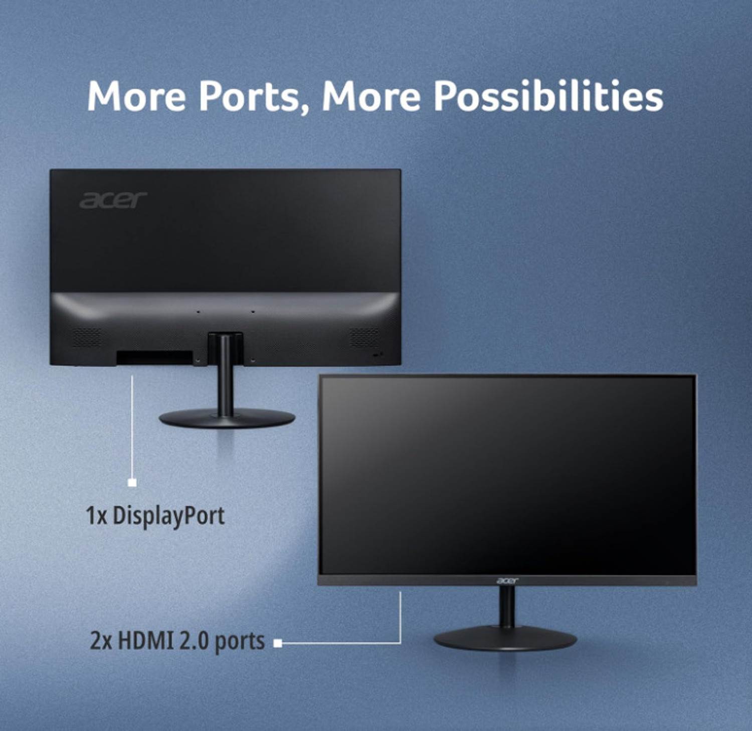 Image of Acer 68.58 cm (27 inch) WQHD LED Backlit IPS Panel Monitor (SA272U P1 Black)