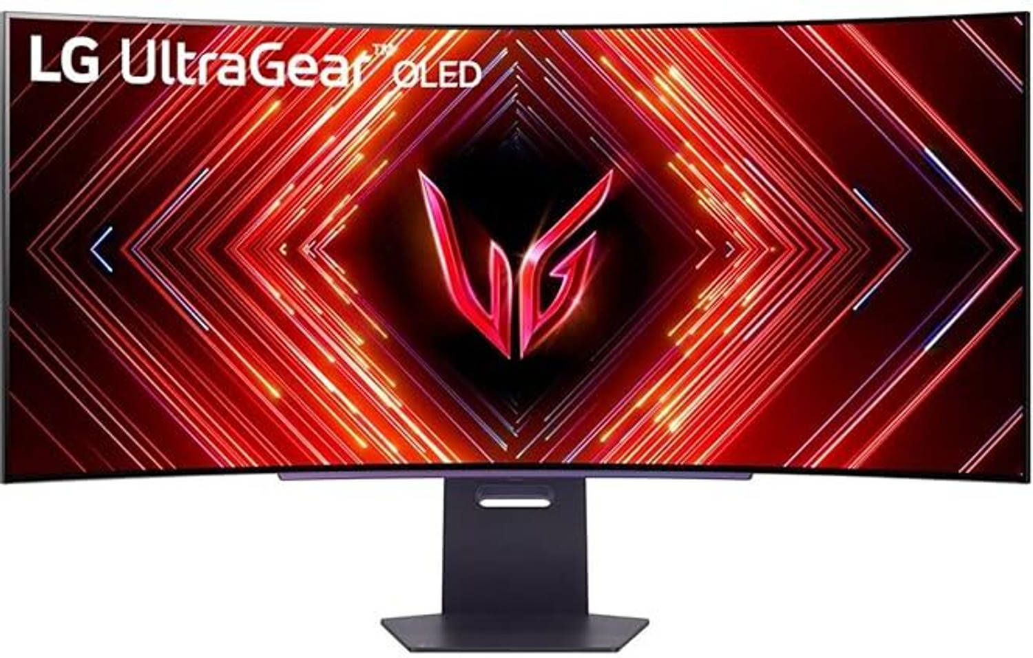 Image of LG UltraGear 114.3 cm (45 inch) Curved UWQHD LED Backlit OLED Panel with 800R Curvature, 1.5M:1 Contrast Ratio, HDR True Black 400, AMD Free Sync Compatible, Height /Tilt /Swivel Stand Gaming Monitor (45GS95QE-BB.ATRLMUN)