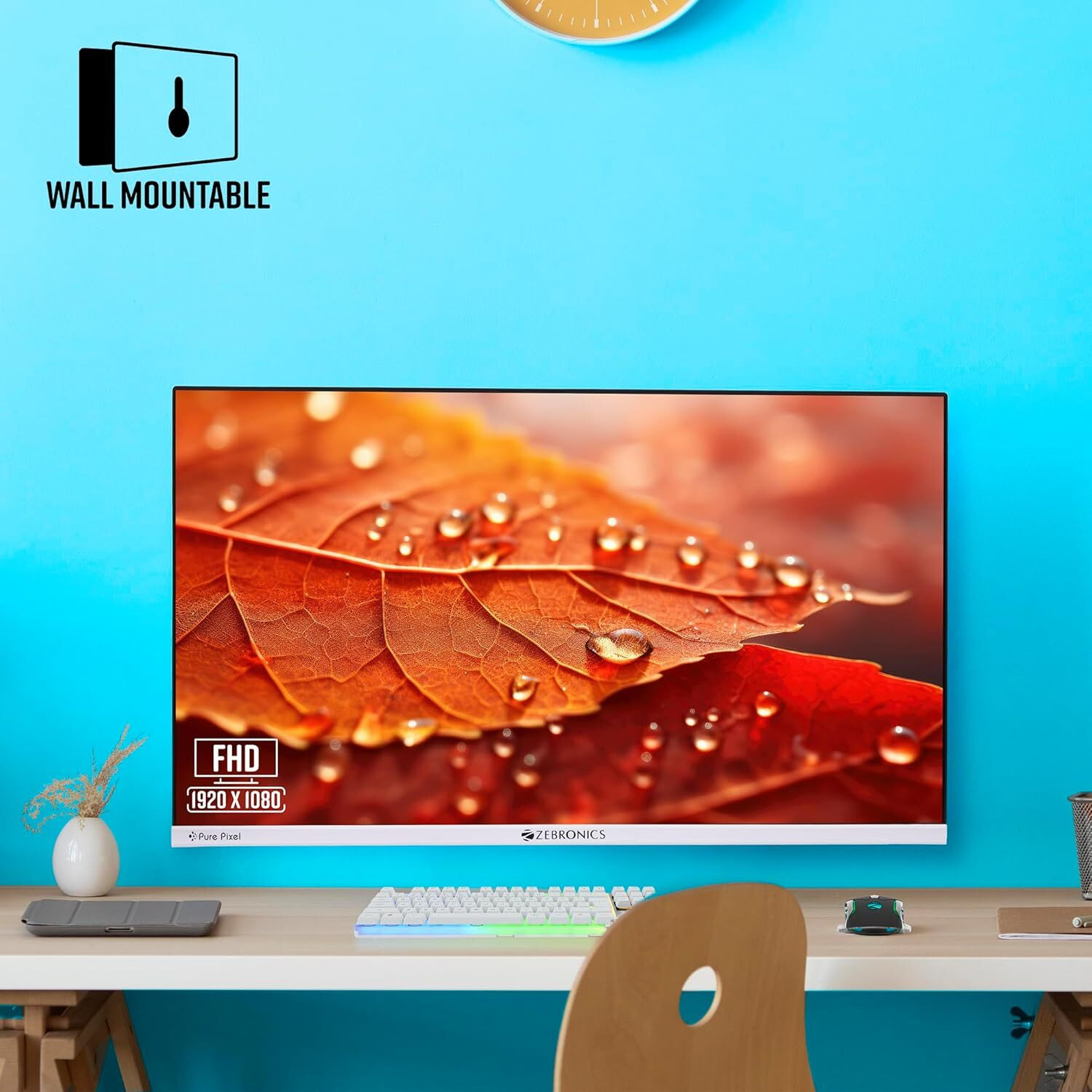 Image of ZEBRONICS 60.96 cm (24 inch) Full HD IPS Panel Gaming Monitor (EA124)
