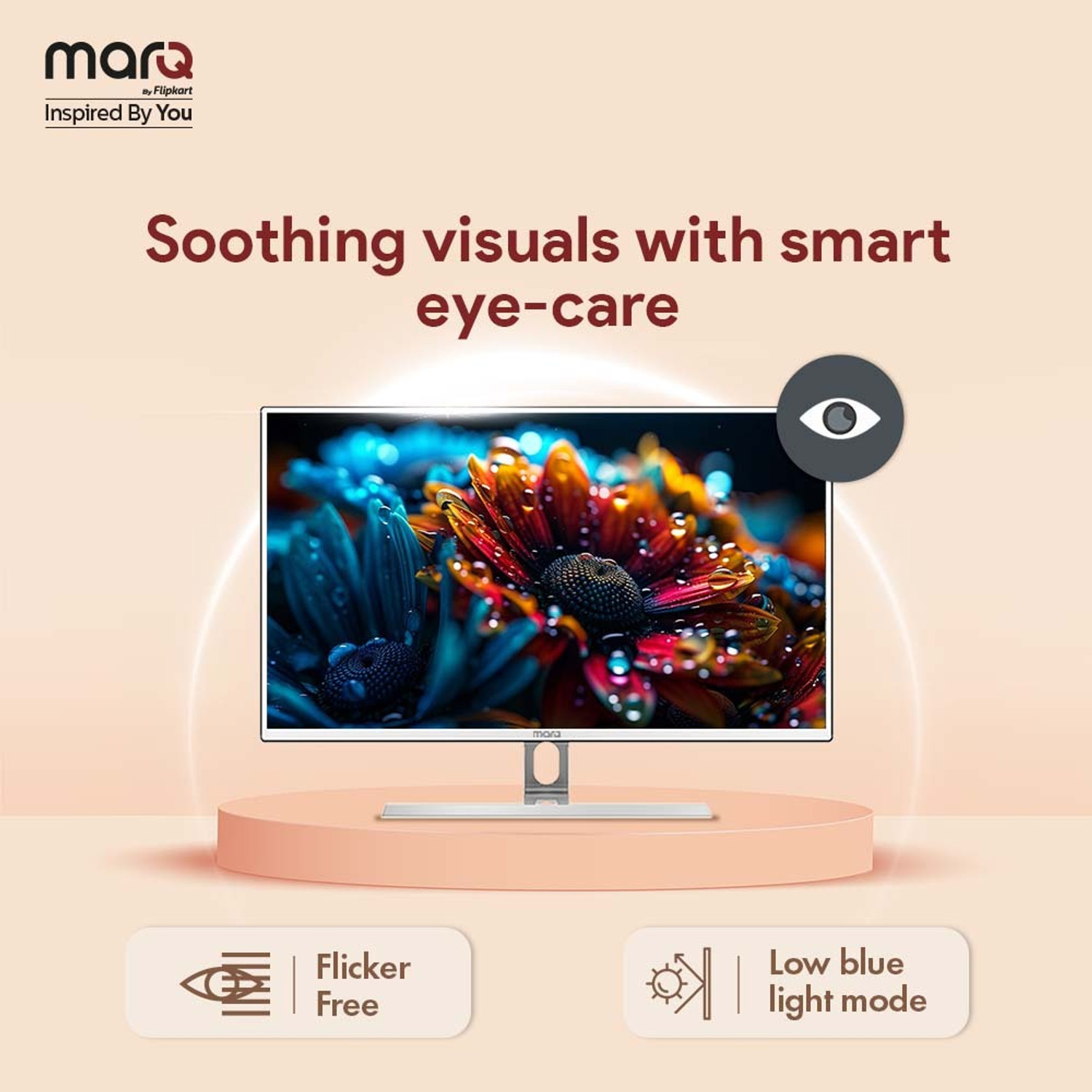 Image of MarQ by Flipkart 81.28 cm (32 inch) Full HD LED Backlit IPS Panel Monitor (32FHDMMQNN2B)