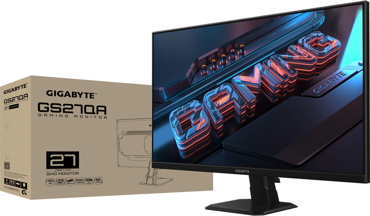 Image of GIGABYTE 68.58 cm (27 inch) Quad HD VA Panel Gaming Monitor (GS27QA)