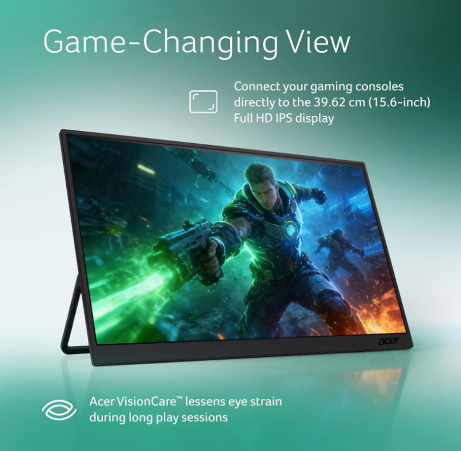 Image of Acer PM 39.62 cm (16 inch) Full HD LED Backlit IPS Panel Monitor (PM161Q T USB C Touch Monitor)