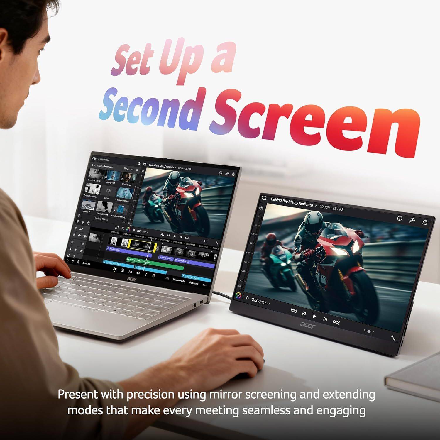 Acer PM161Q B1 16 inch Full HD IPS Monitor - Image 5