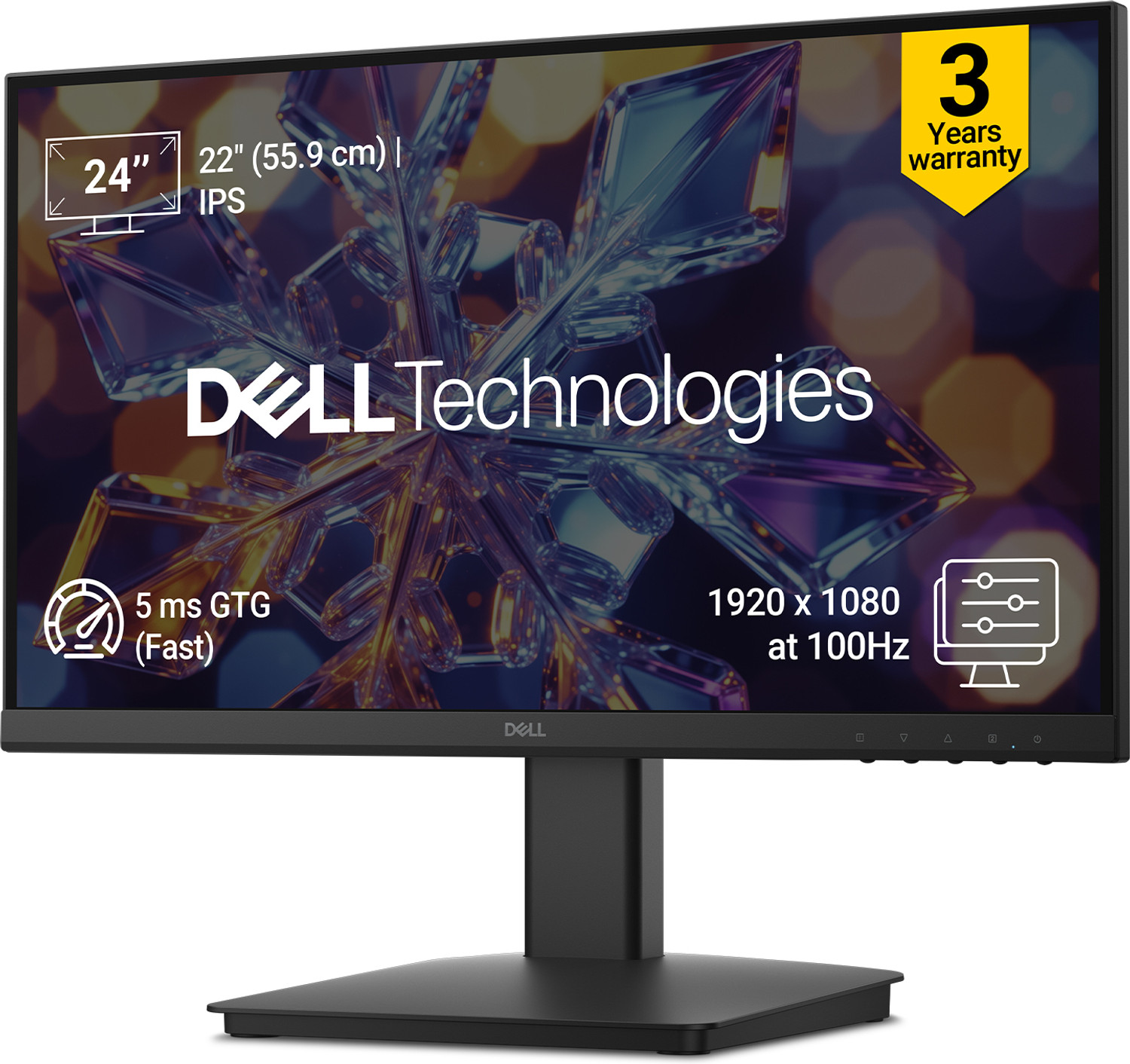 Image of DELL SE Series 55.88 cm (22 inch) Full HD LED Backlit IPS Panel Monitor (SE2226HX)