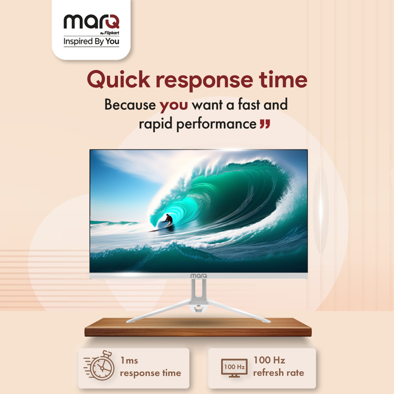 Image of MarQ by Flipkart 60.96 cm (24 inch) Full HD IPS Panel Inbuilt Speakers Monitor (24FHDMEQNNXO)