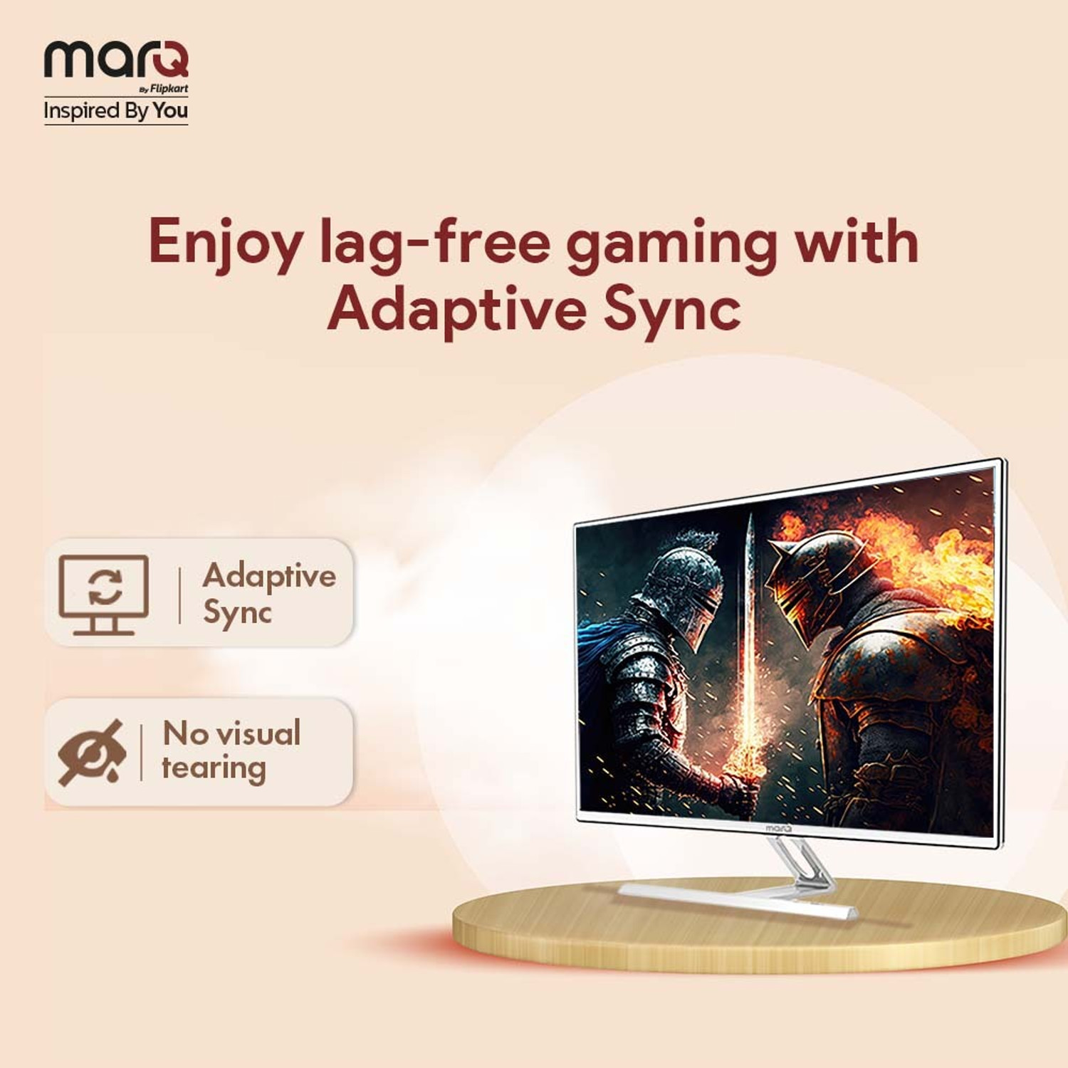 Image of MarQ by Flipkart 81.28 cm (32 inch) Full HD LED Backlit IPS Panel Monitor (32FHDMMQNN2B)